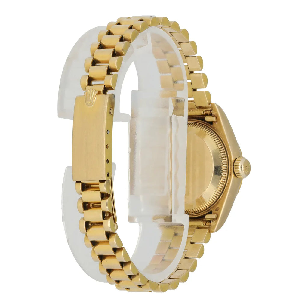 datejust fluted Rolex Gold Champagne Dial - Hình 4