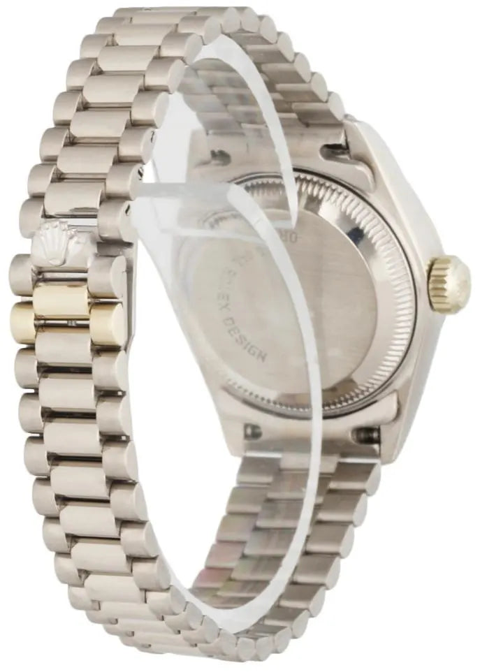 Rolex Blue Diamond Ladies Watch - Hình 4