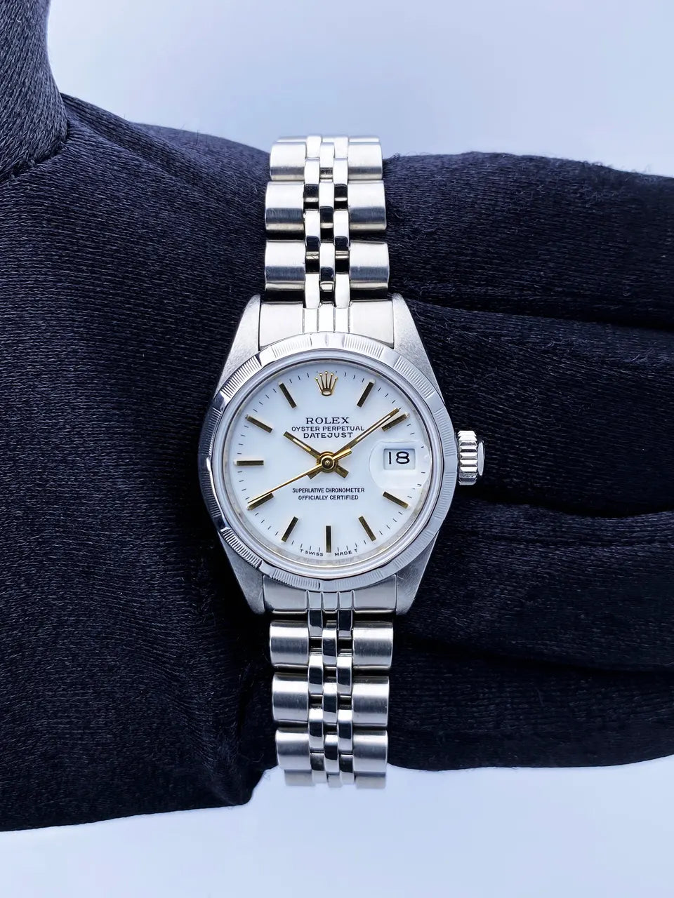 Rolex Datejust Steel White Dial - Hình 2