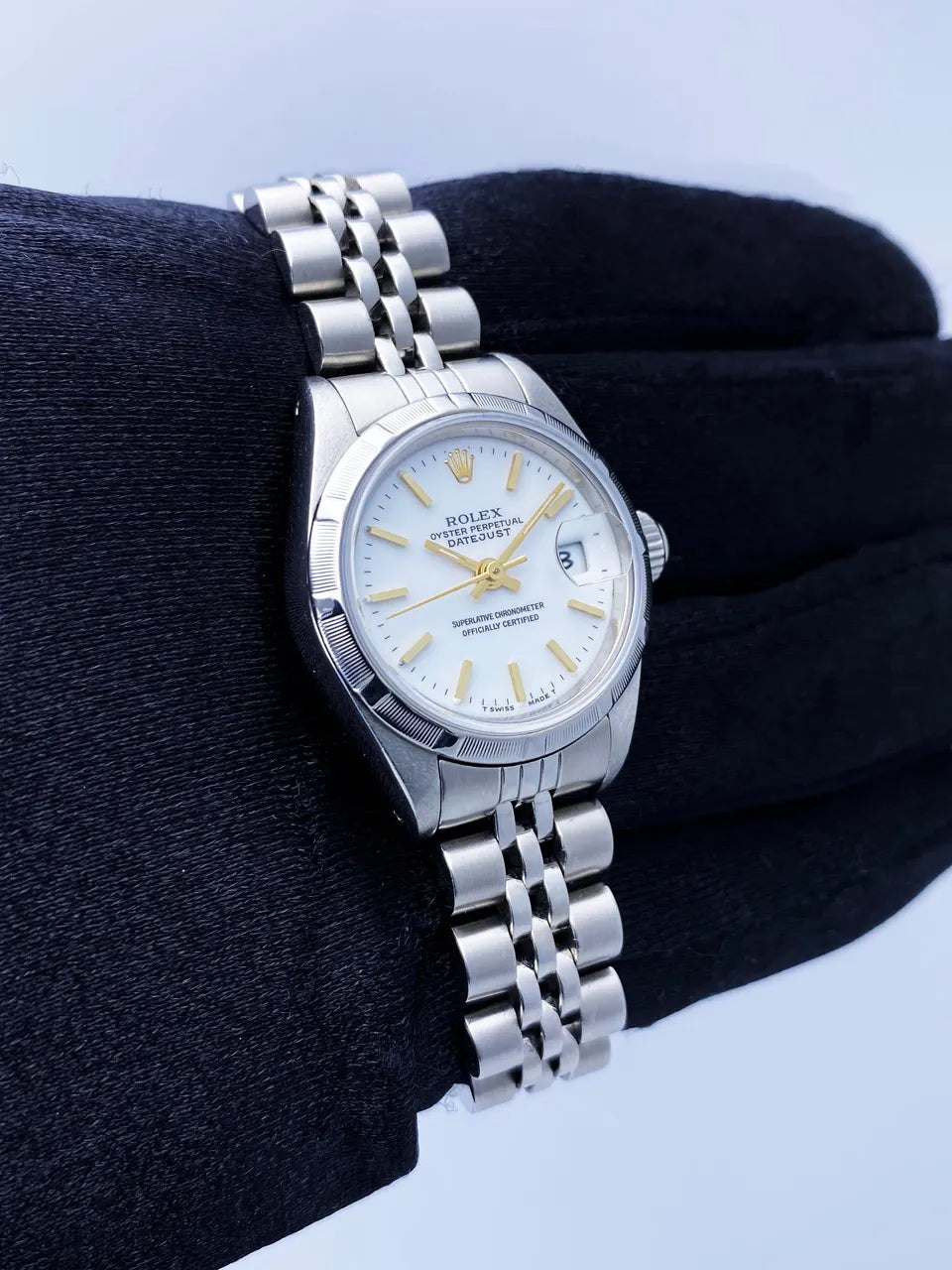 Rolex Datejust Steel White Dial - Hình 3