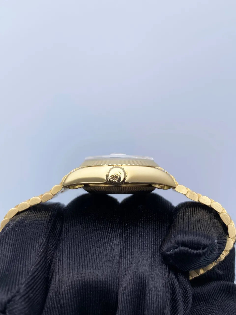 Rolex Datejust Gold Diamond Bezel - Hình 5