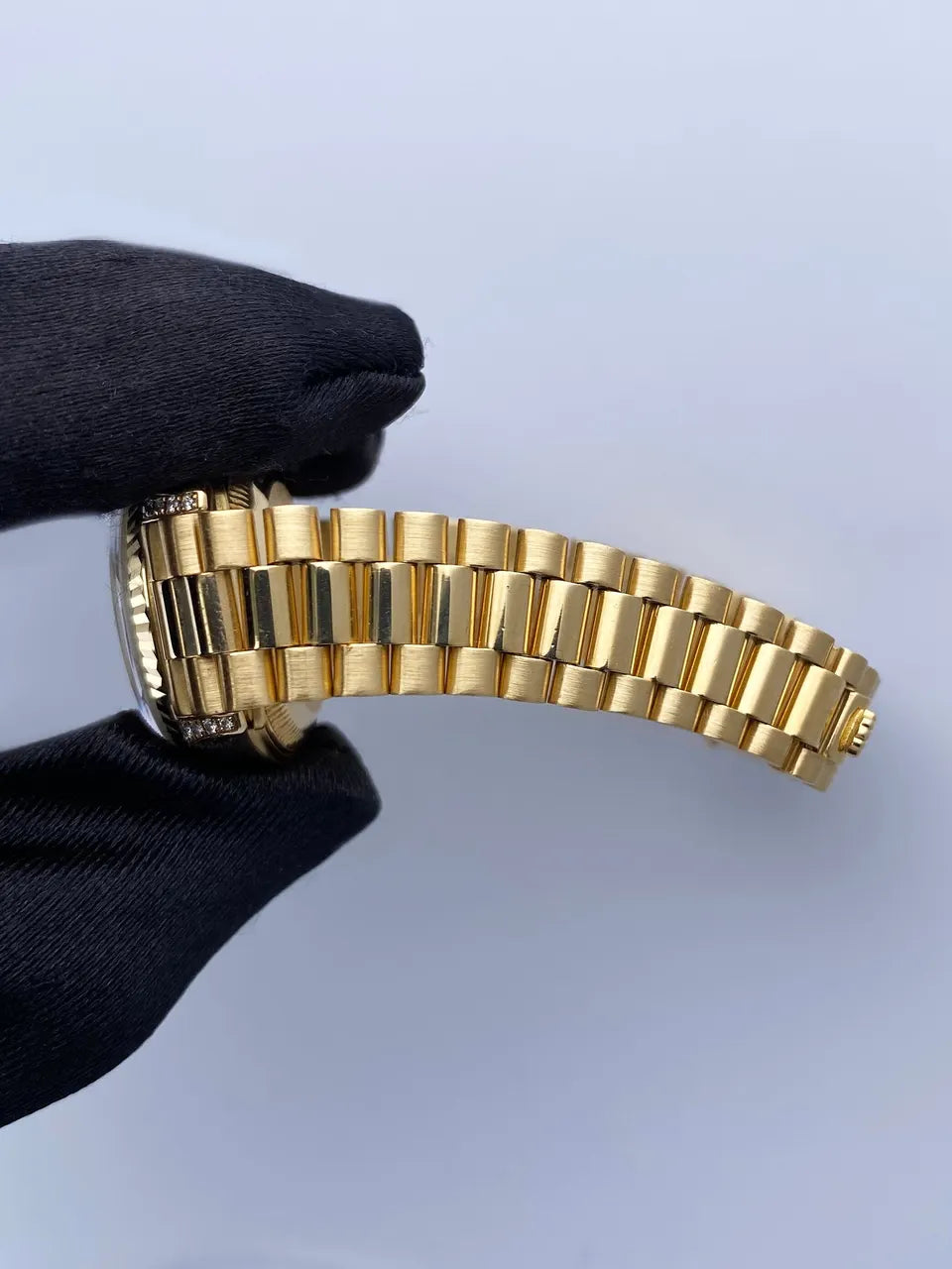 Rolex Datejust Gold Diamond Bezel - Hình 9