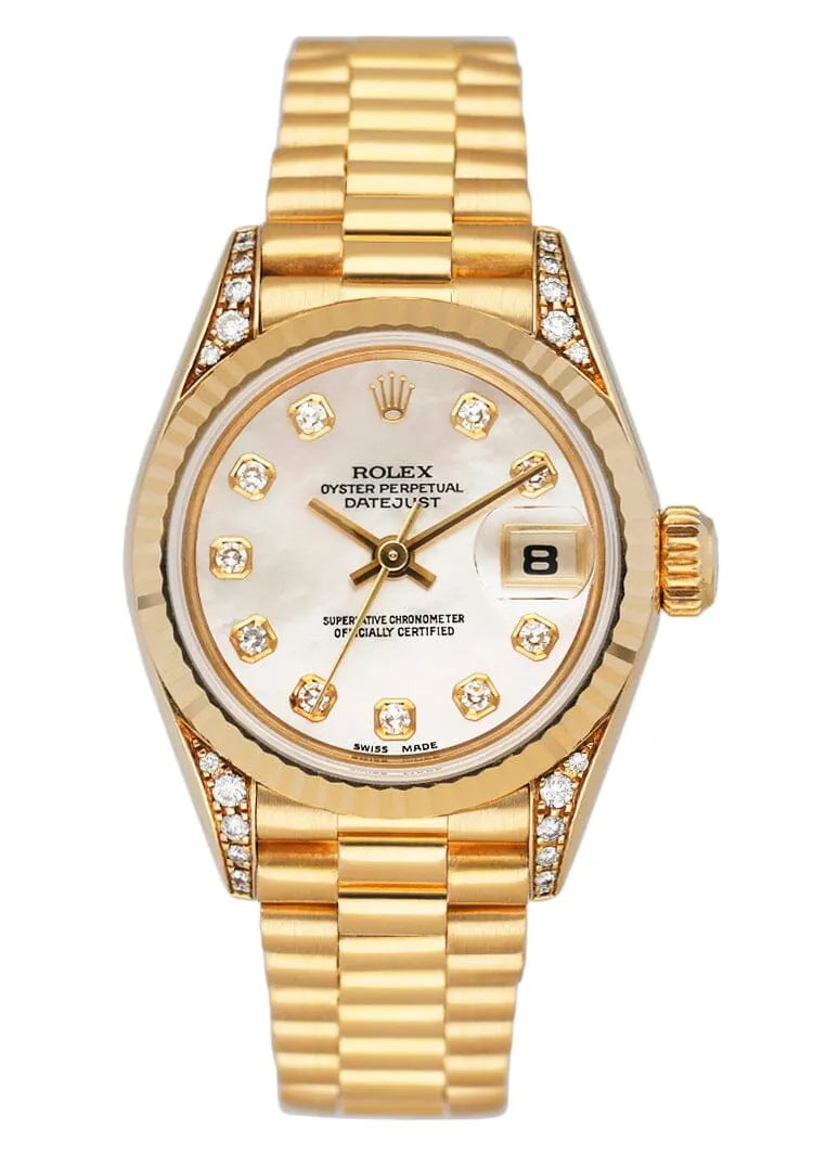 Rolex Datejust Gold Diamond Bezel