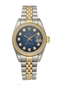 Rolex Datejust Blue Diamond Dial two