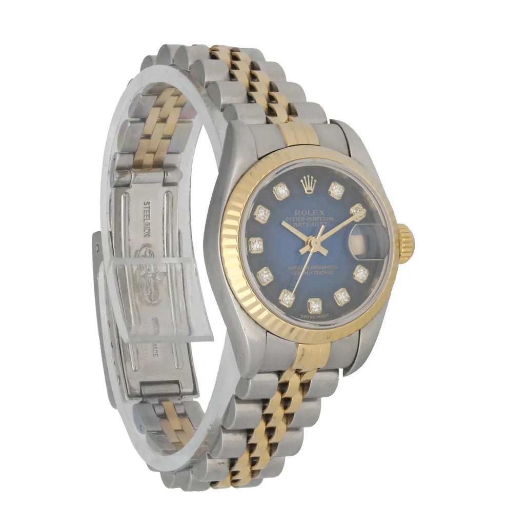 Rolex Datejust Blue Diamond Dial two - Hình 3