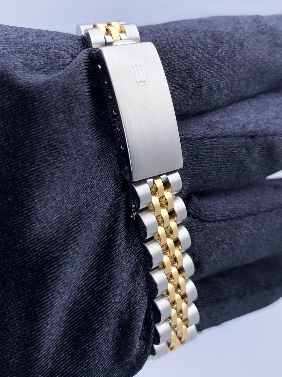 stainless Rolex Datejust Two-Tone Gold Dial - Hình 6