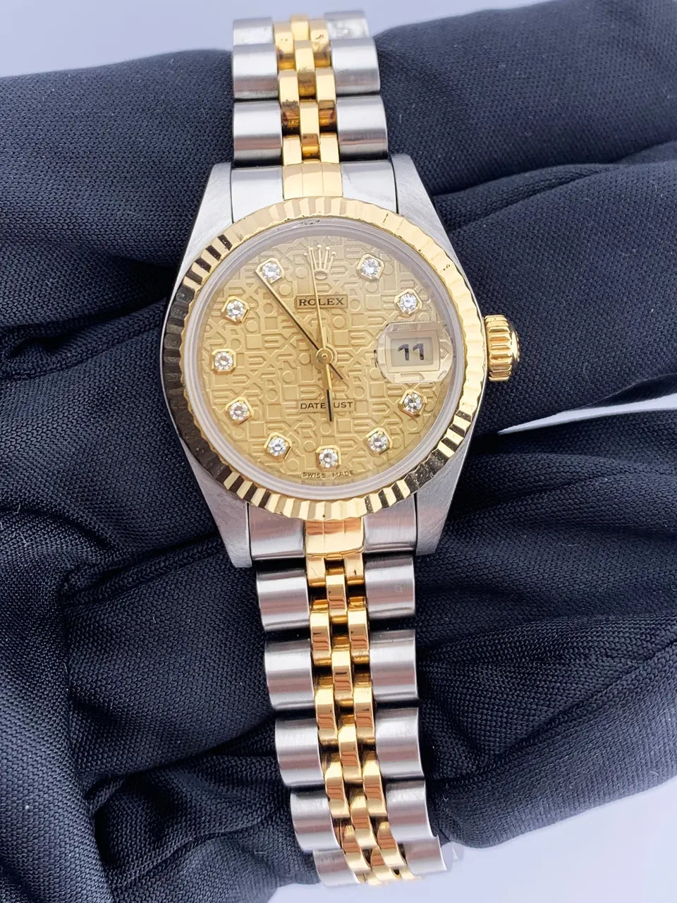 Rolex Gold Tapestry Dial - Hình 2