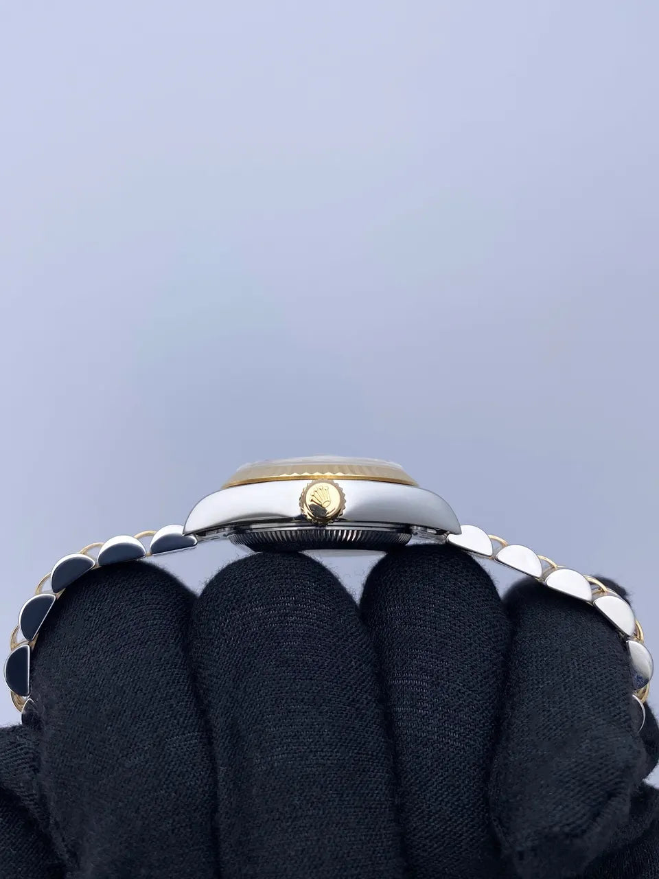 gold Rolex Two-Tone Diamond Datejust - Hình 5