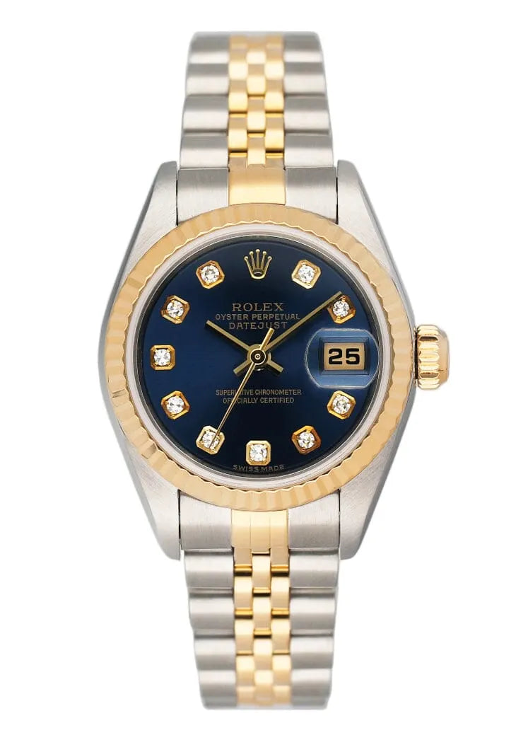 Rolex Bi-Metal Blue Diamond