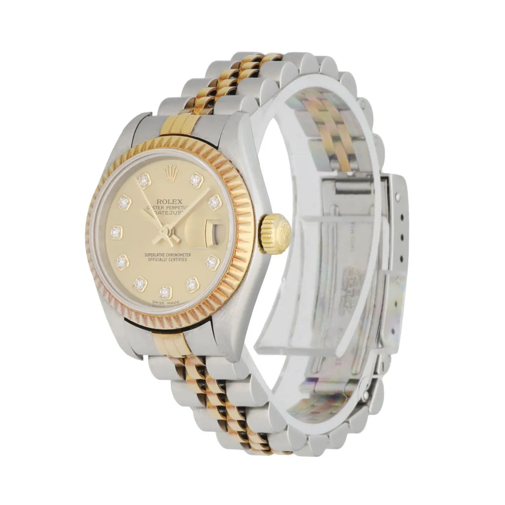 Rolex Gold Dial Diamonds - Hình 2