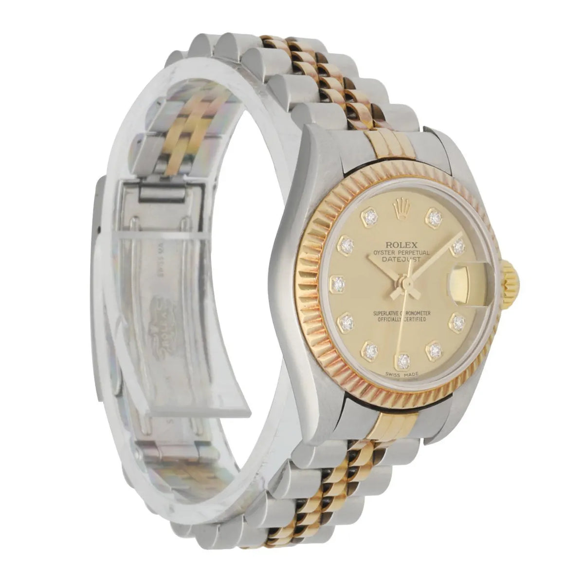 Rolex Gold Dial Diamonds - Hình 3