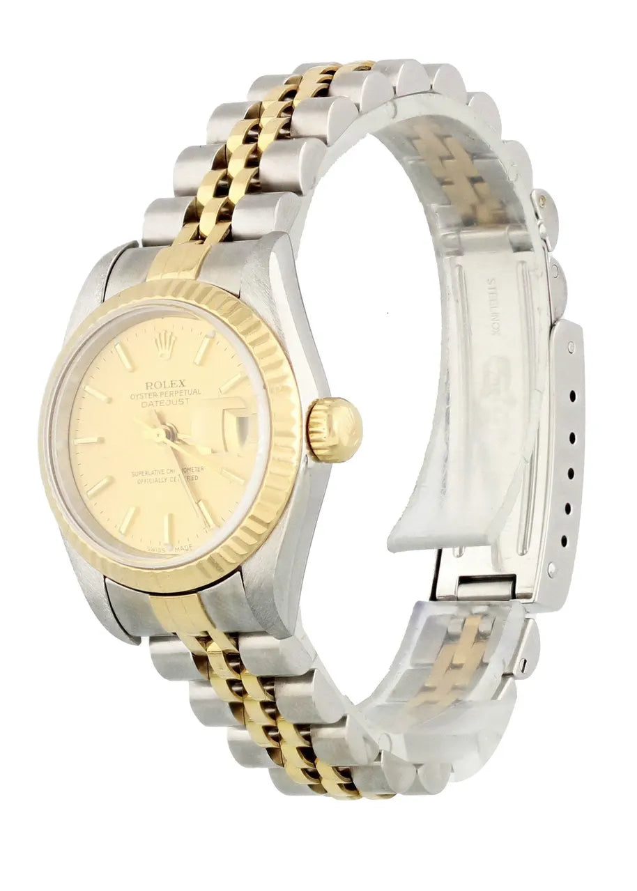 datejust Rolex Two-Tone Gold Champagne - Hình 2