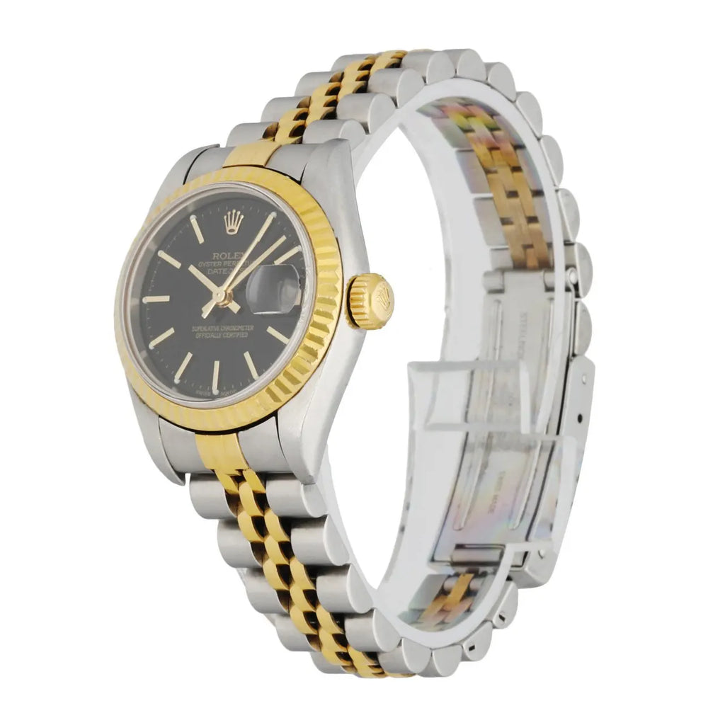 Rolex Two-Tone Black Dial - Hình 2