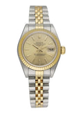 two Rolex Gold Champagne Jubilee Datejust