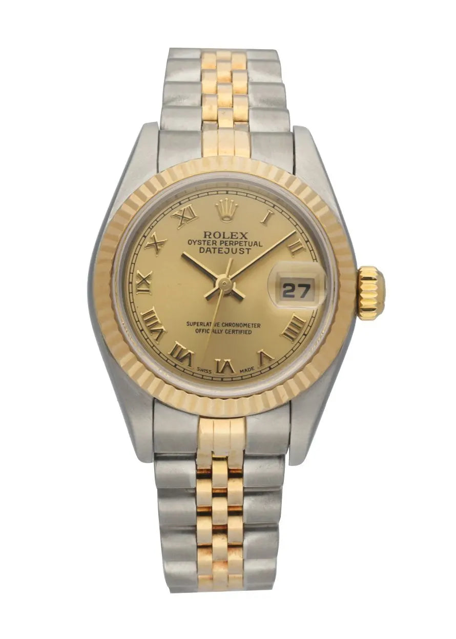Rolex Two-Tone Champagne Dial datejust gold