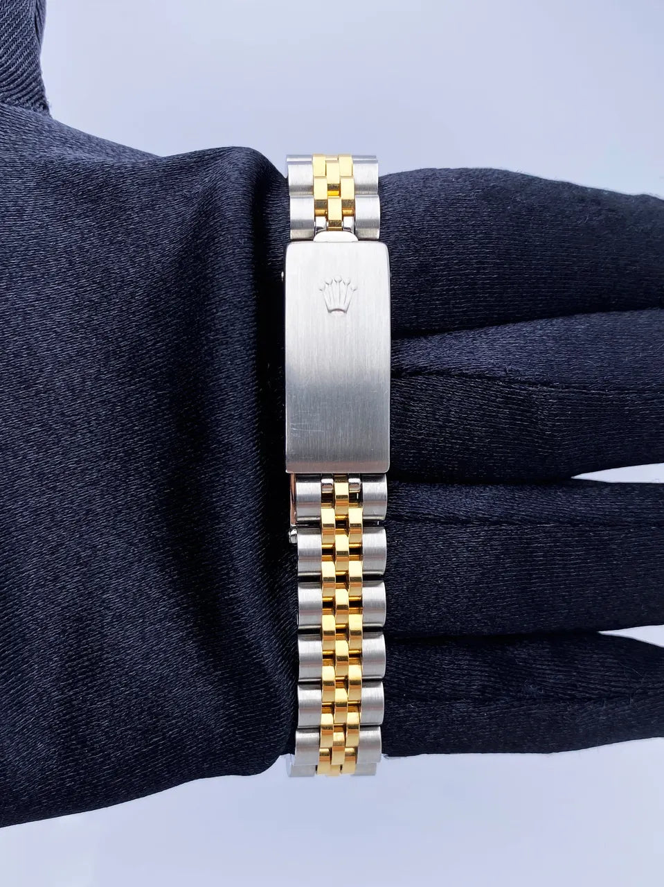 fluted Rolex Datejust Silver Dial Two-Tone - Hình 7