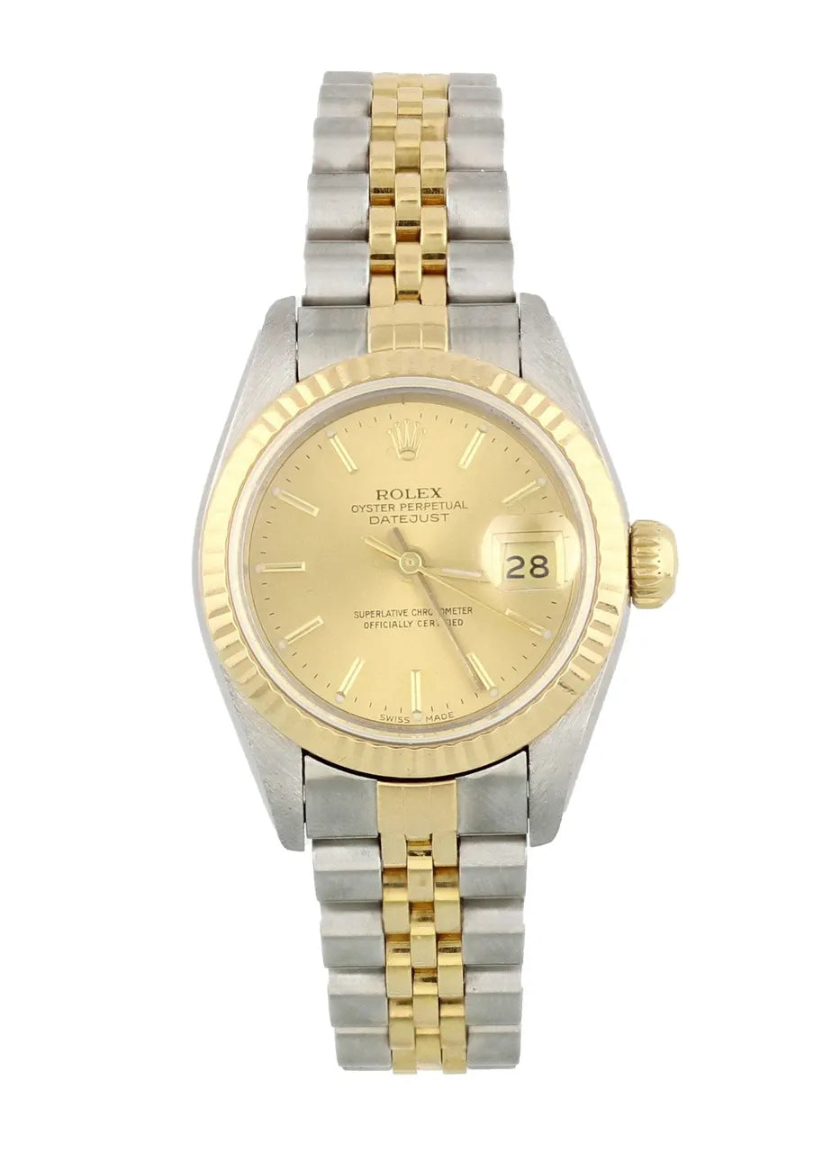datejust Rolex Two-Tone Gold Champagne