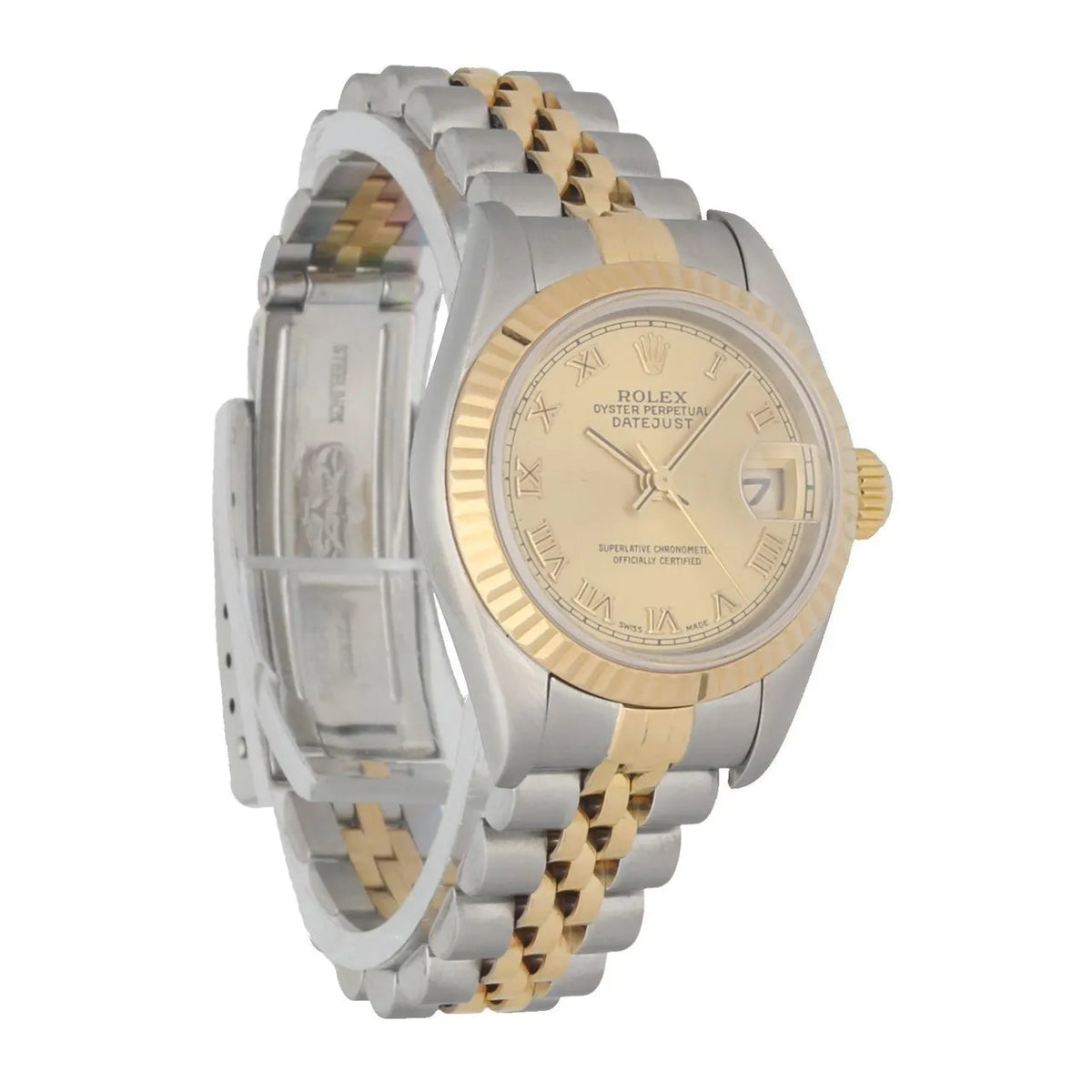 Rolex Two-Tone Champagne Dial datejust gold - Hình 3