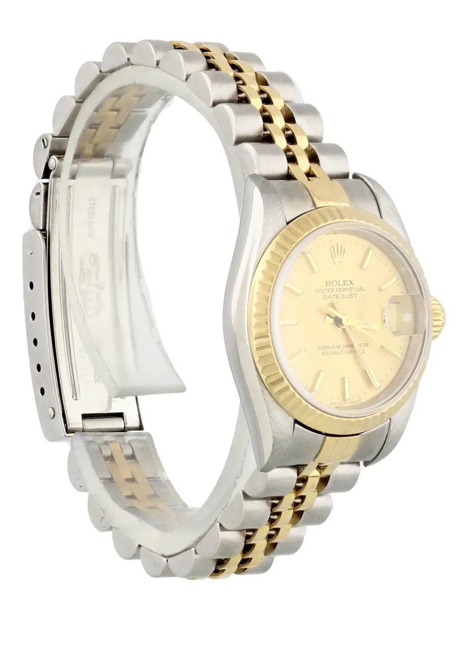 datejust Rolex Two-Tone Gold Champagne - Hình 3