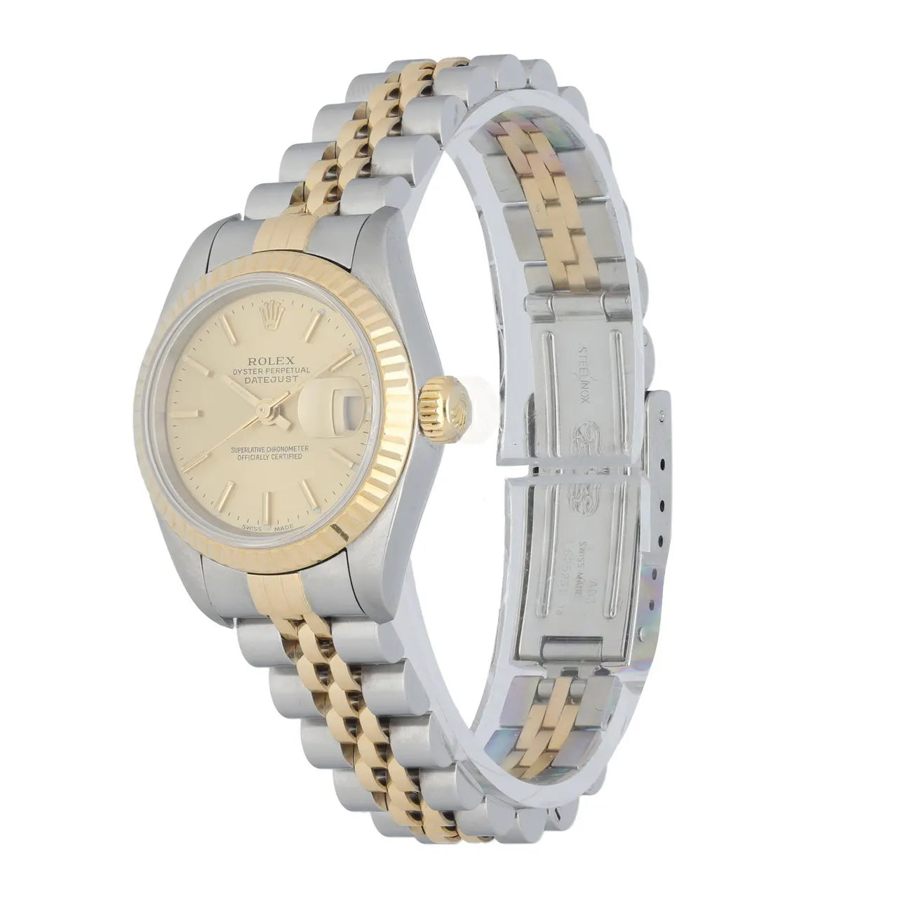 Rolex Two-Tone Champagne Dial datejust gold - Hình 2