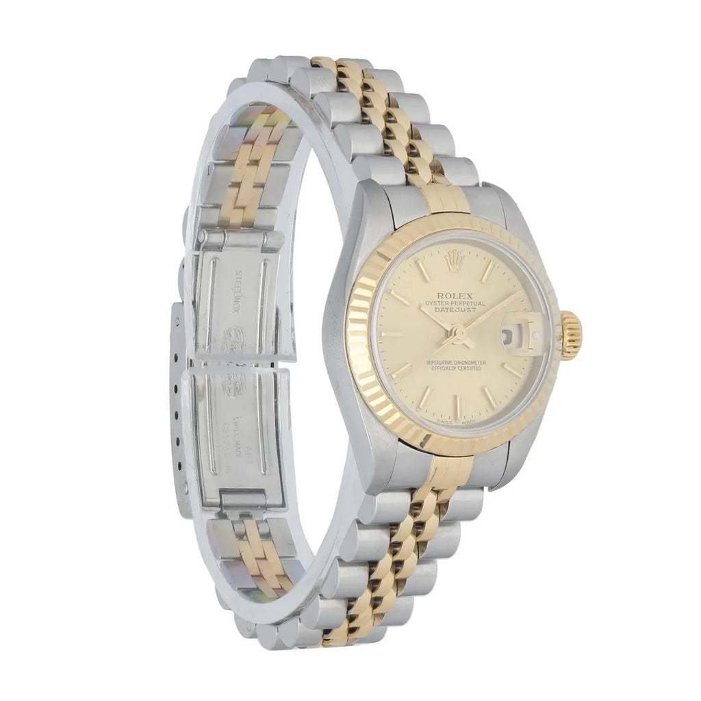 Rolex Two-Tone Champagne Dial datejust gold - Hình 3