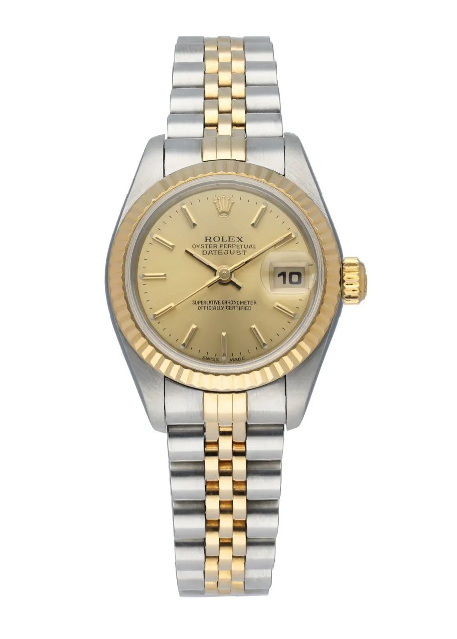 Rolex Two-Tone Champagne Dial datejust gold