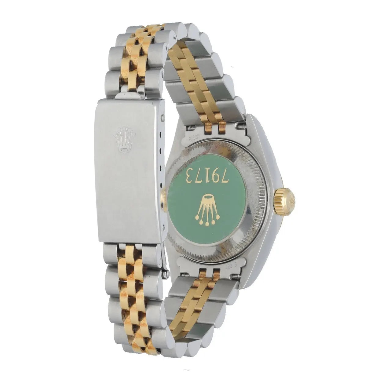 gold Rolex Two-Tone Champagne Datejust - Hình 4