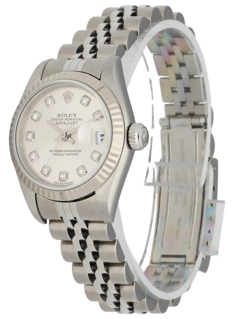 dial markers Rolex Silver Diamond Datejust - Hình 2