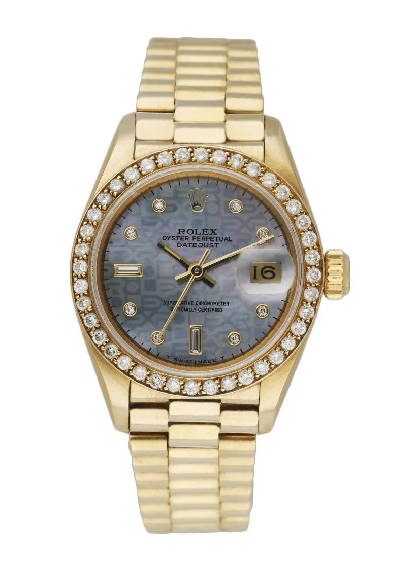 Rolex Gold Diamond Mother of Pearl