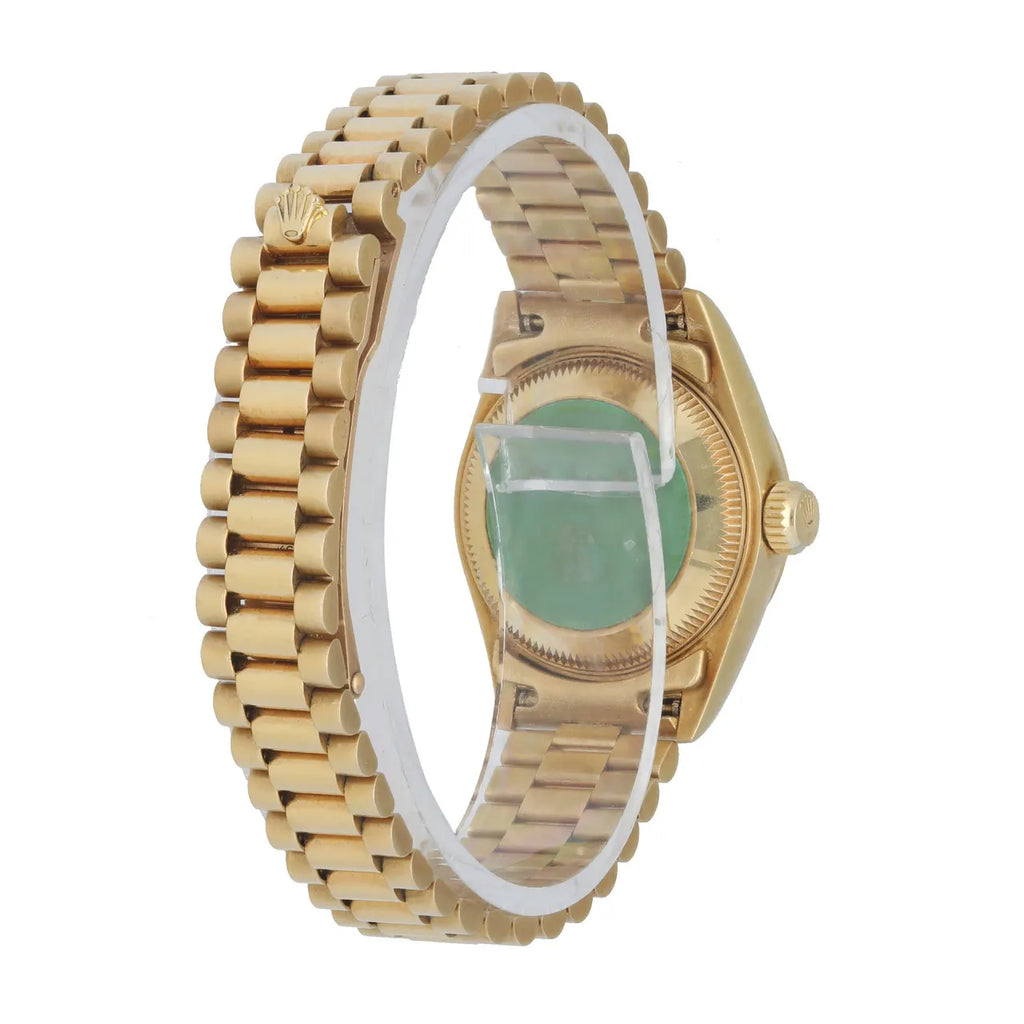 Rolex Gold Champagne Diamond datejust - Hình 4