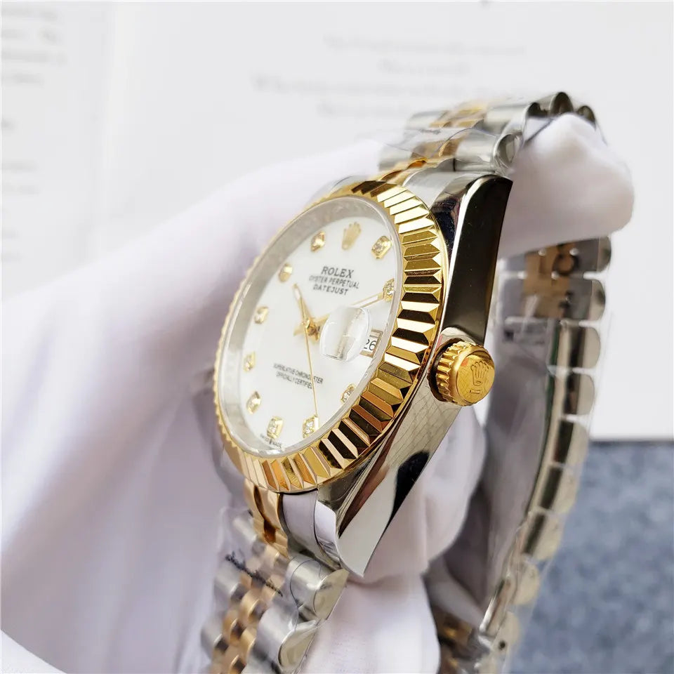 Rolex Two-Tone Diamond Mother - Hình 5