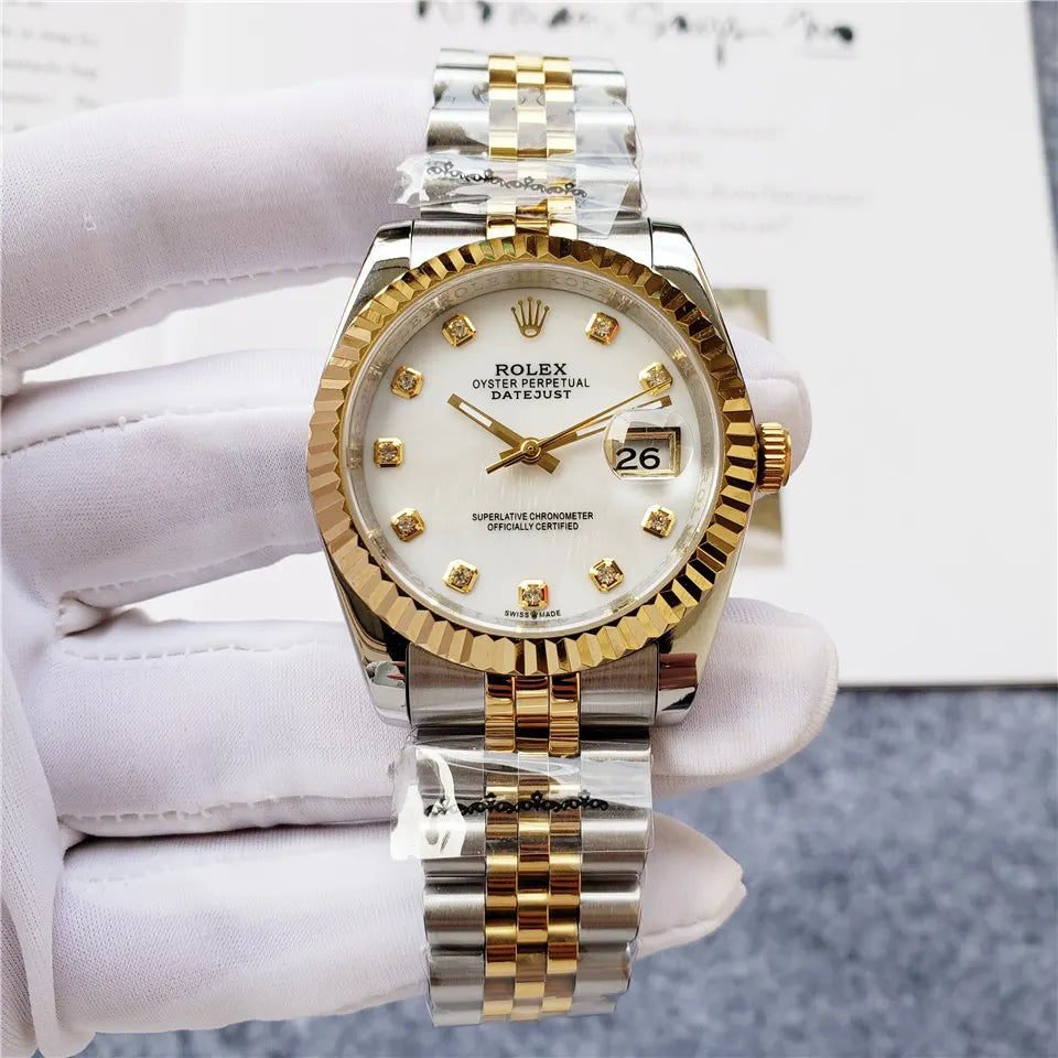 Rolex Two-Tone Diamond Mother - Hình 3