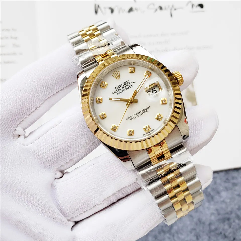 Rolex Two-Tone Diamond Mother