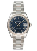 dial Rolex Blue Roman Datejust