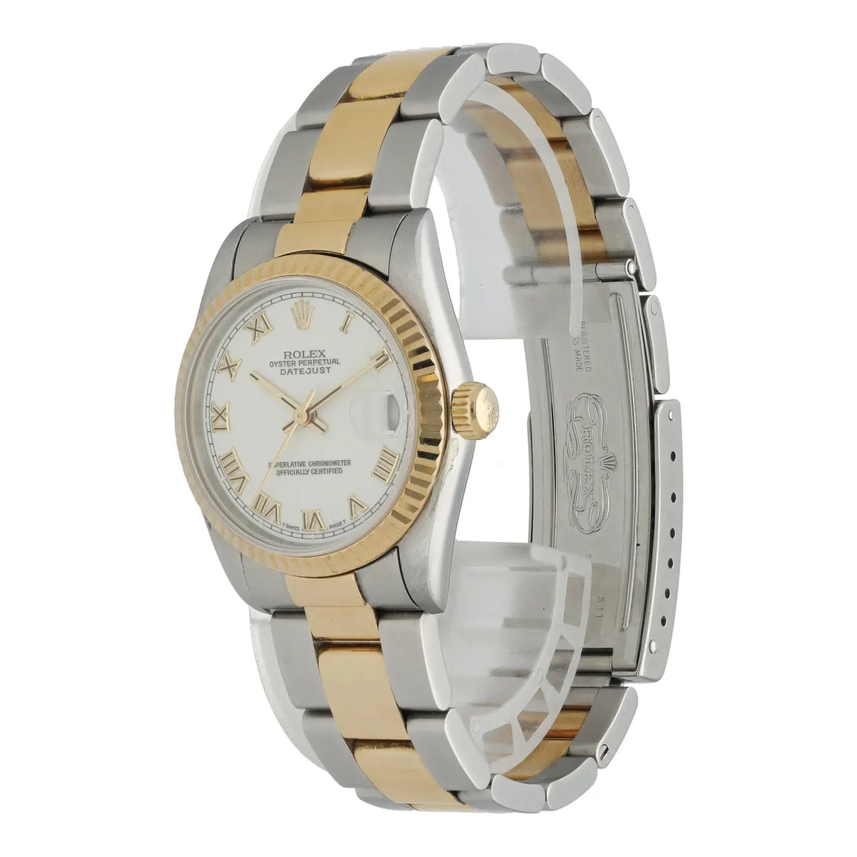 Rolex Two-Tone White Roman Dial - Hình 3