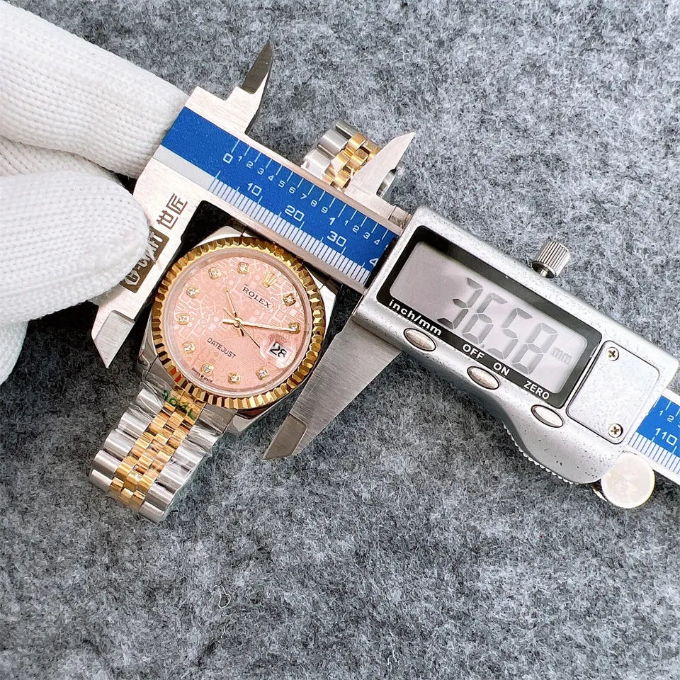 Rolex Pink Tapestry Datejust - Hình 6