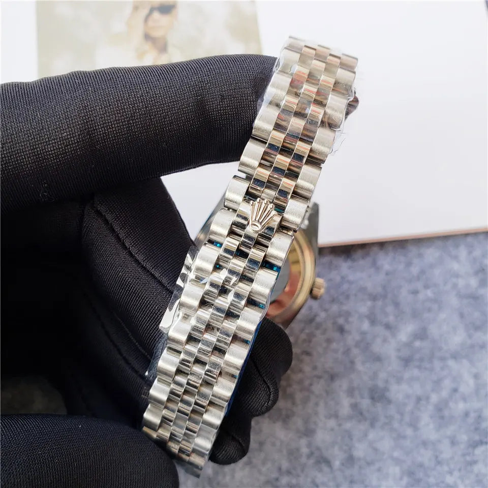 Rolex Pink Diamond Bezel Datejust - Hình 2