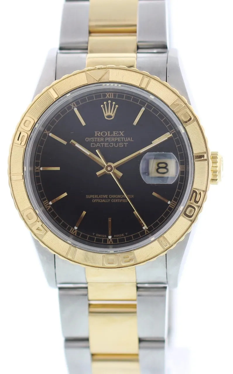Rolex Two-Tone Datejust Black - Hình 2
