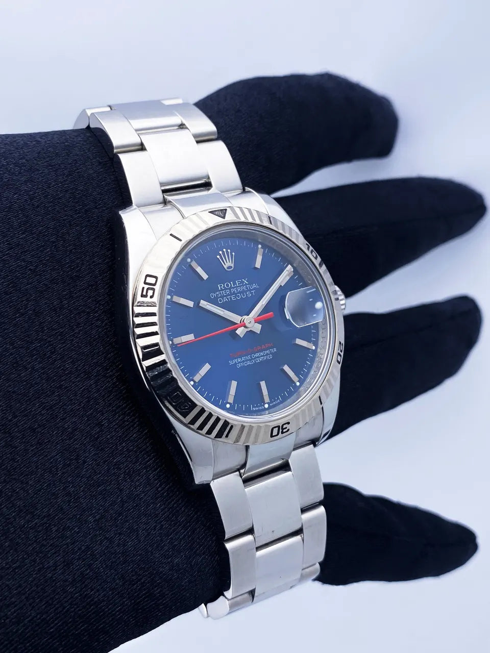 Datejust Blue Dial Turn-O-Graph - Hình 3