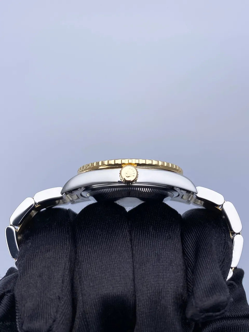 diamond Rolex Two-Tone Gold Datejust - Hình 3