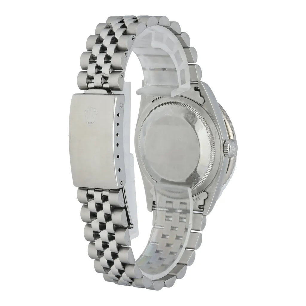 bezel Rolex Datejust Blue Dial Steel - Hình 4