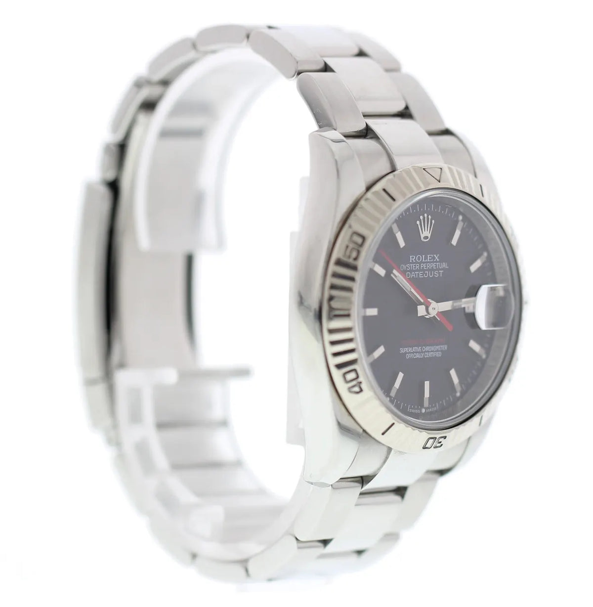 black Rolex Datejust Turn-O-Graph - Hình 2