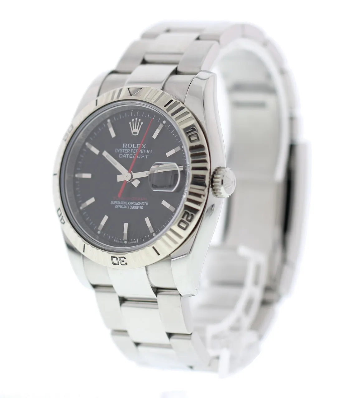 black Rolex Datejust Turn-O-Graph