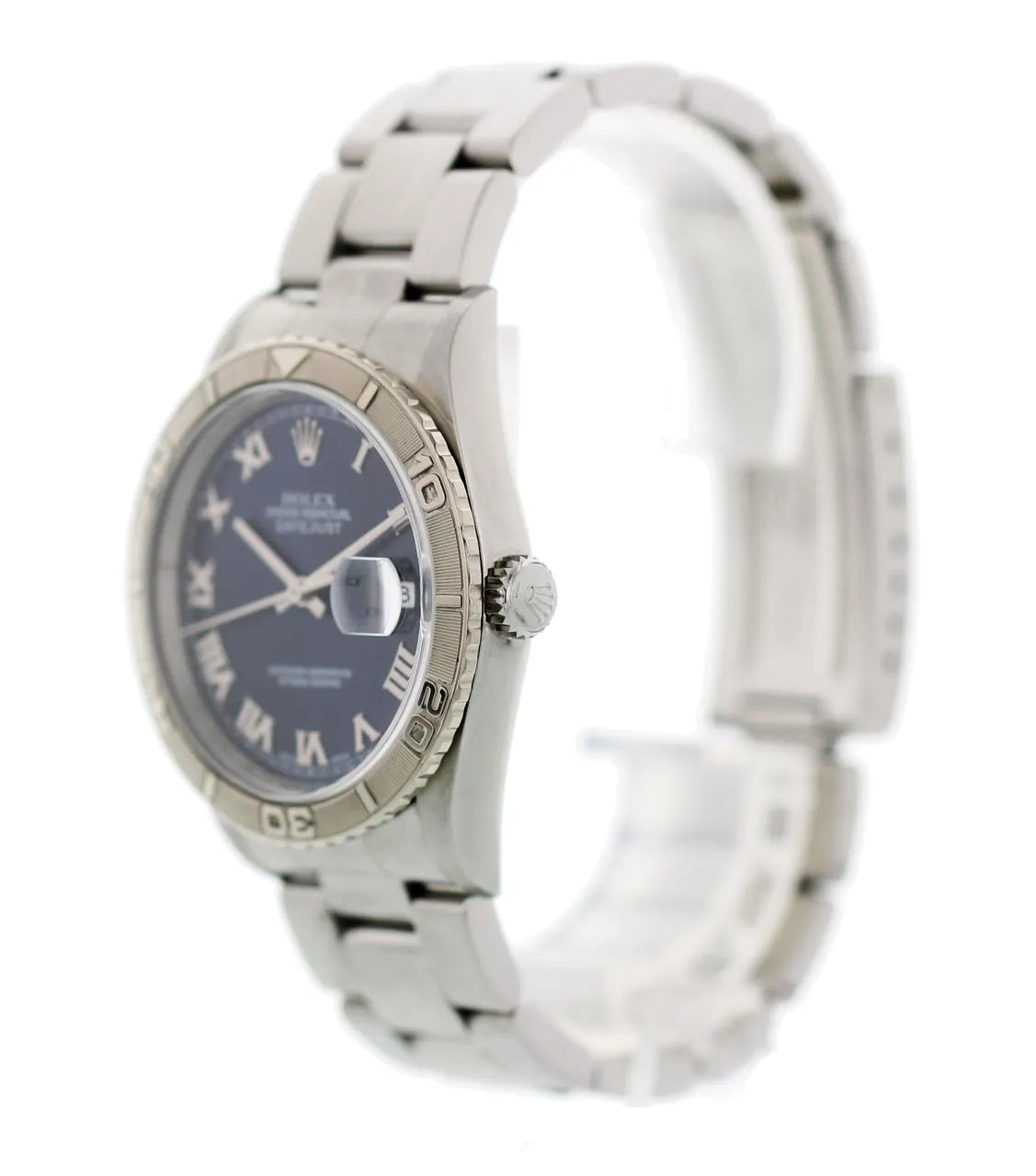 stainless steel Rolex Datejust Blue Roman Dial - Hình 3