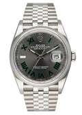 Rolex Green Roman Datejust