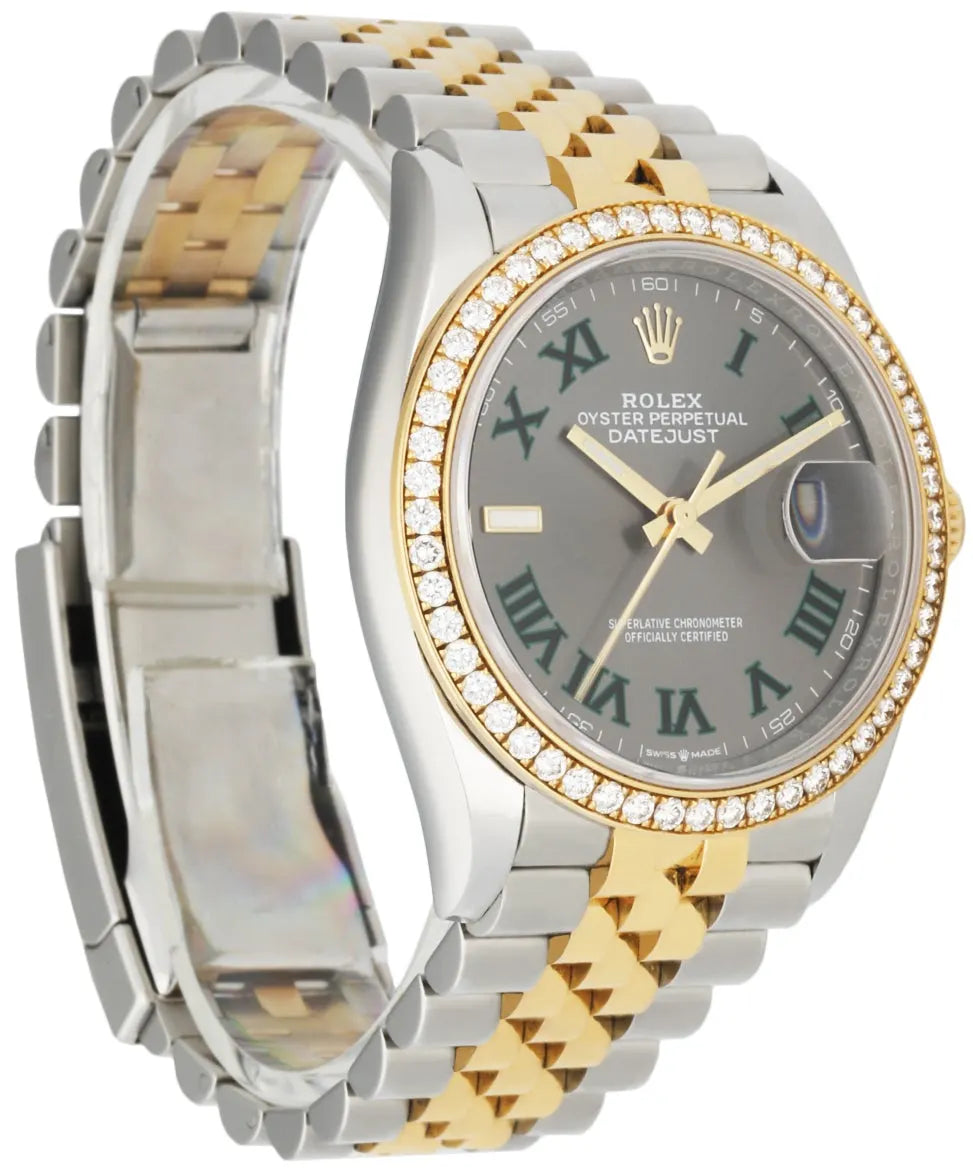 Rolex Slate Green Diamond Bezel - Hình 10
