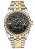Rolex Slate Green Diamond Bezel