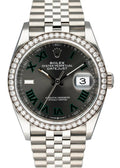 Rolex Datejust Gray Dial Diamond