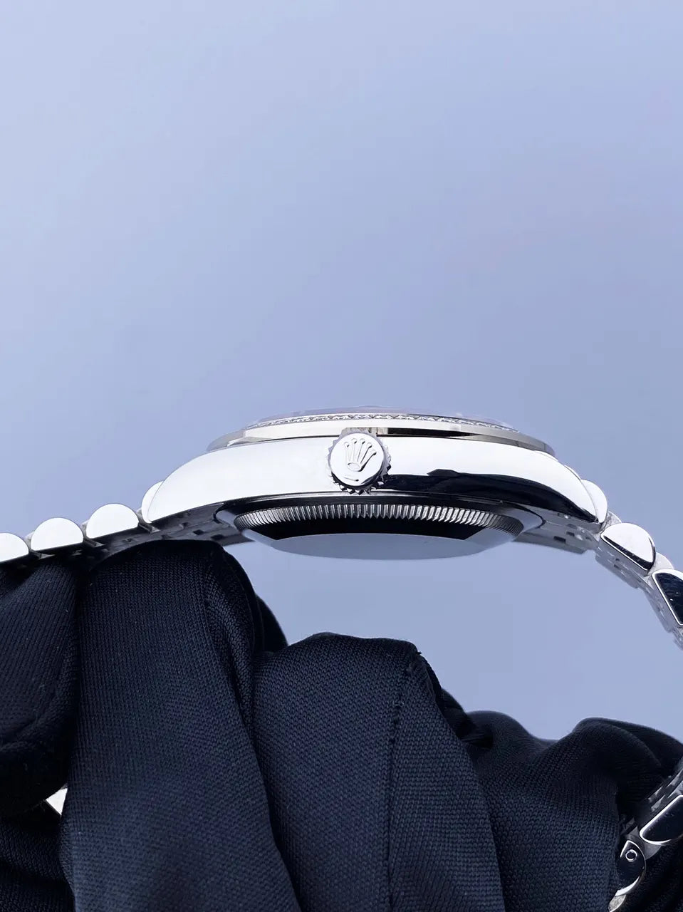 Rolex Datejust Gray Dial Diamond - Hình 5