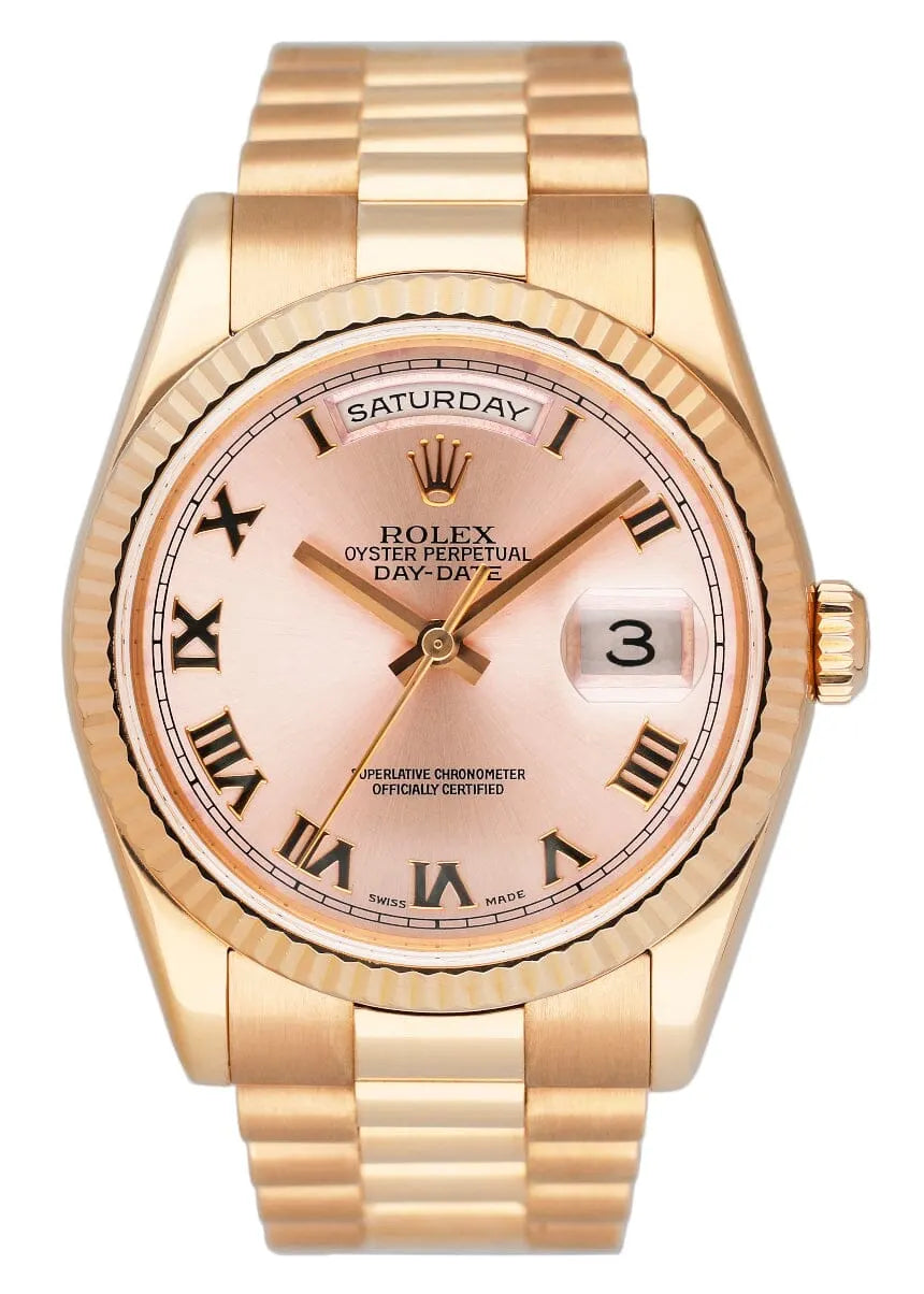 Rolex Day-Date Pink Dial Gold